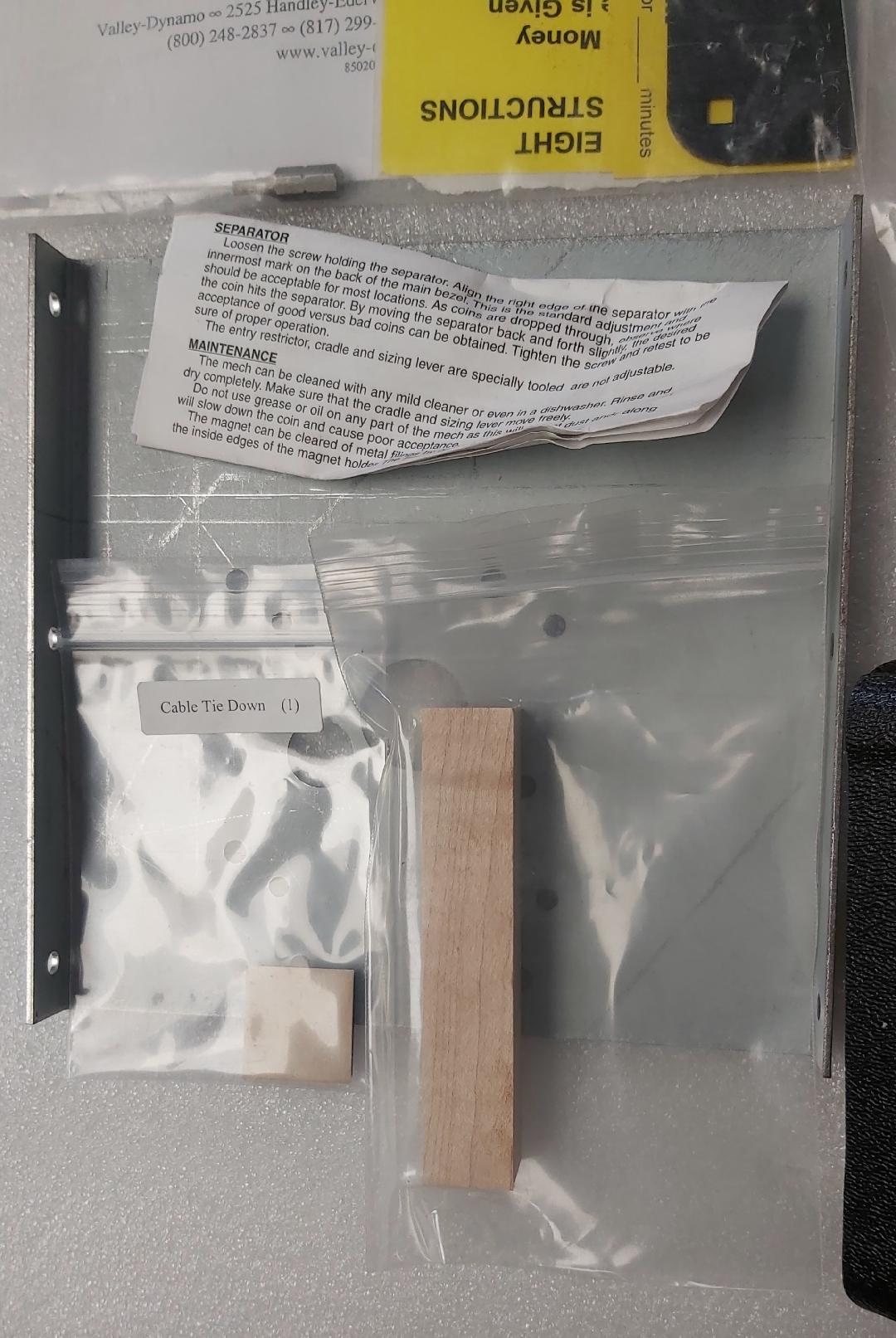 VALLEY DYNAMO CoinOperated Pool Table Converson Kit to accept Dollar